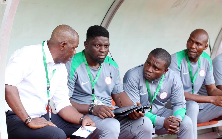 Eguavoen and his coaching team