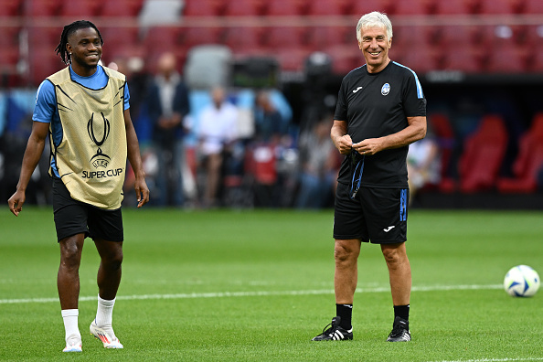 Gian Piero Gasperini and Ademola Lookman (Photo Credit: Getty)