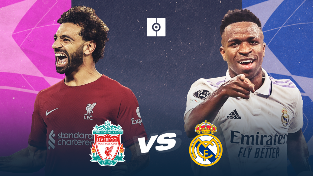 Liverpool Mo Salah vs Real Madrid Vinicius Jr (Photo Credit: Getty)