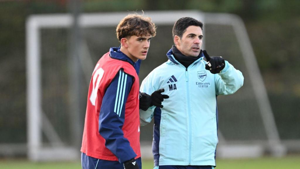 Mikel Arteta Welcomes Max Dowman to Arsenal First Team Training