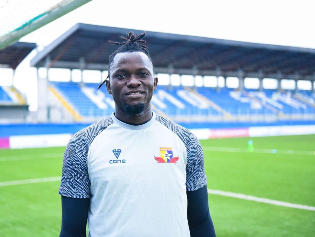 Remo Stars Goalkeeper Serge Obassa