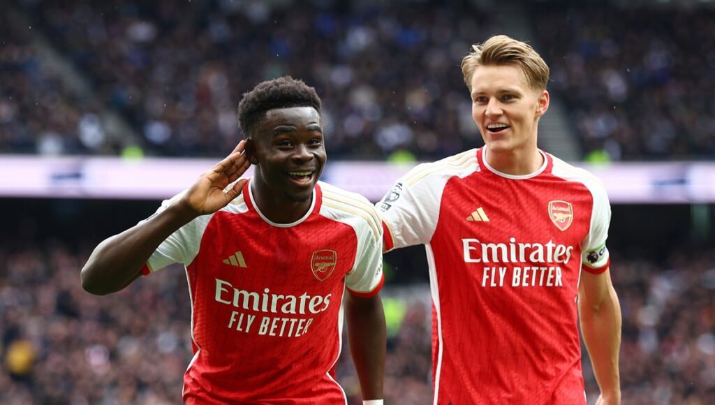 Bukayo Saka and Martins Odegaard (Photo Credit: Getty)