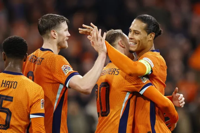 Van Dijk played the full game as Netherlands beat Hungary