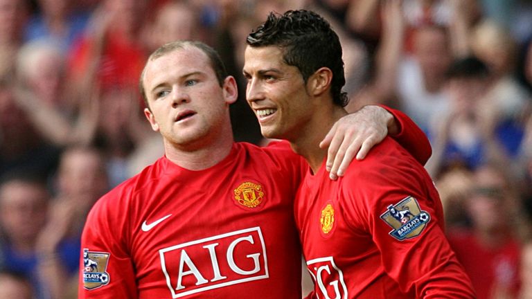 Wayne Rooney and Cristiano Ronaldo (Photo Credit: Getty)