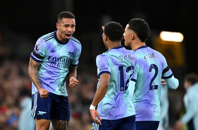 Gabriel Jesus shines for Arsenal (Photo Credit: Getty)