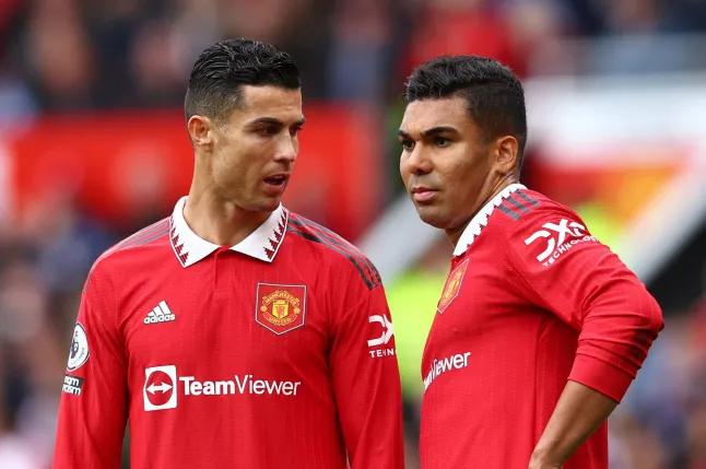 Cristiano Ronaldo is keen for Casemiro to join him at Saudi Club Al-Nassr (Photo Credit: Getty)