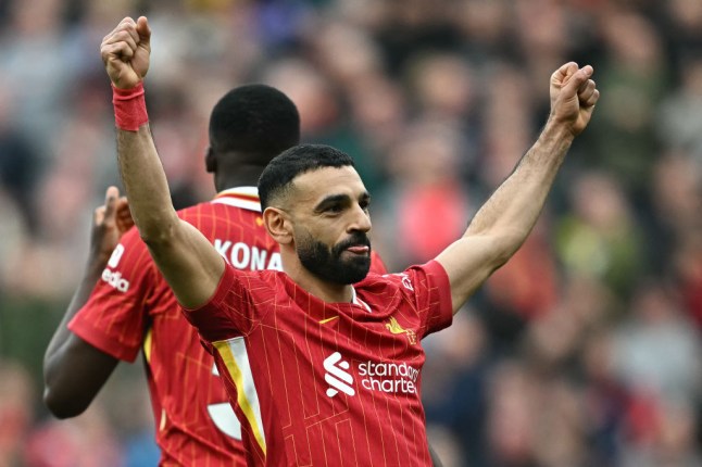 Mohamed Salah scored twice from the penalty spot (Photo Credit: Getty)