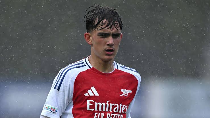 Arsenal's Wonderkid, Max Dowman (photo credit - Arsenal FC)