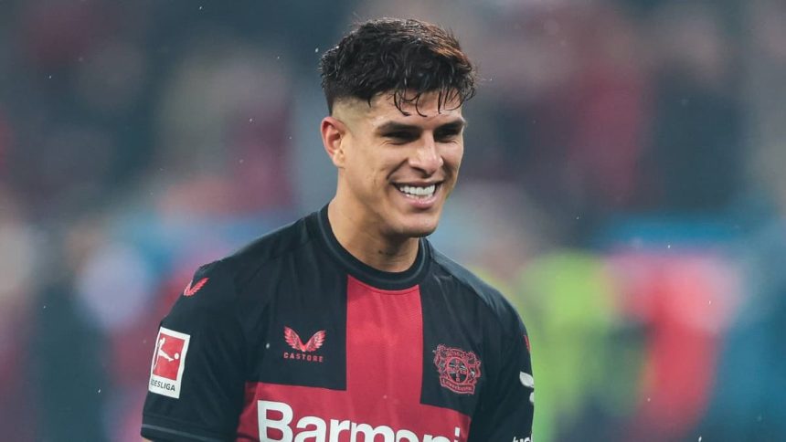 Bayer Leverkusen defender Piero Hincapie