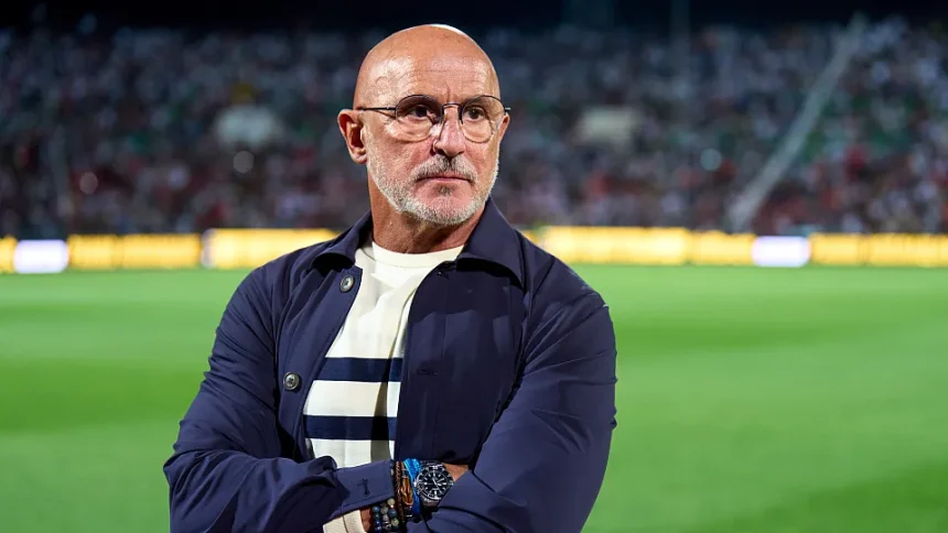 coach Luis de la Fuente (Credit: Spain website).