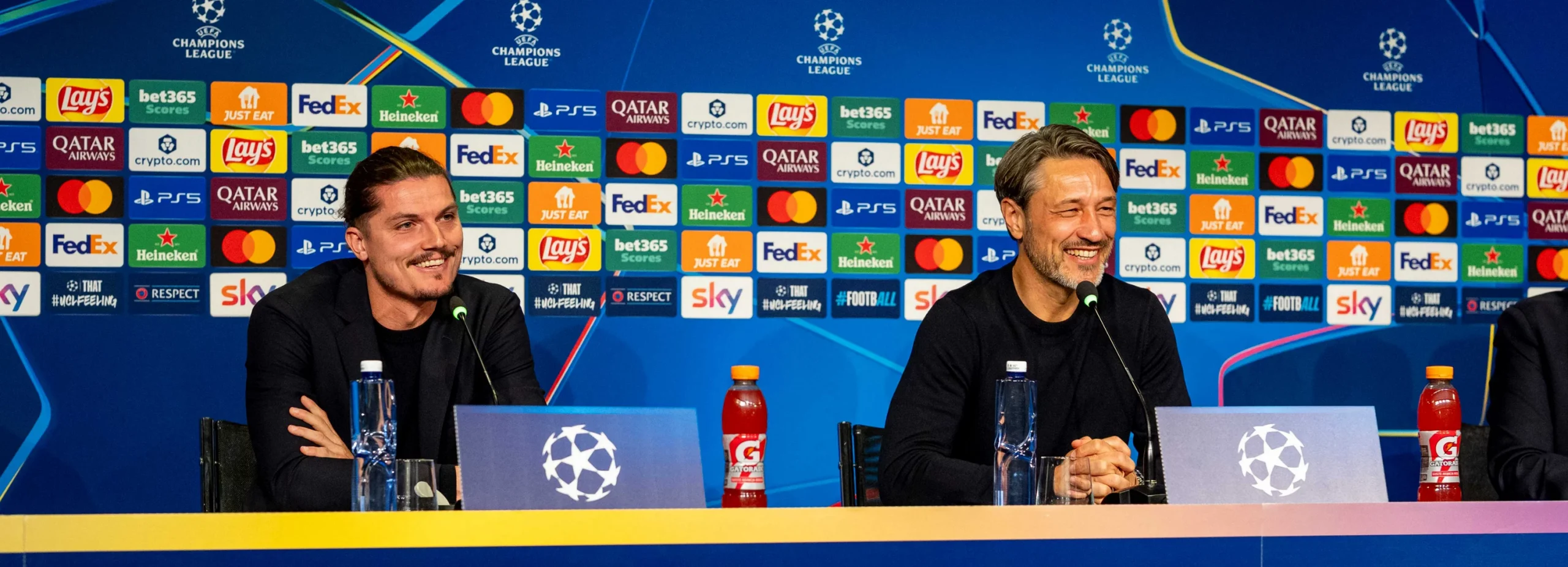 Nico Kovac and Sabitzer of Dortmund (Photo Credit: Dortmund via X)