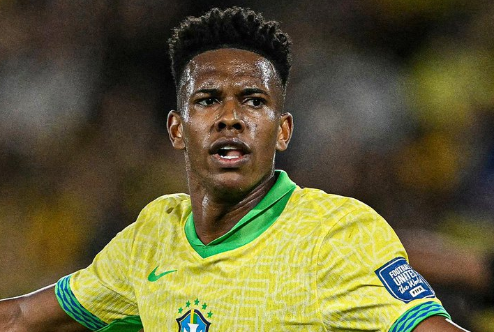 Chelsea starlet Estevao Willian scores for Brazil