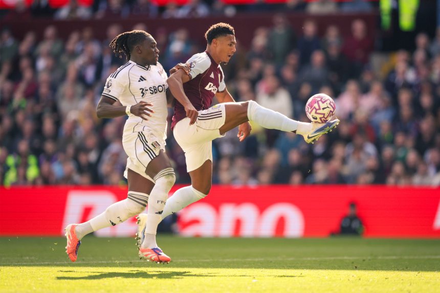Ollie Watkins scoring the first goal forAston Villa (Photo Credit: Aston Villa X handle)