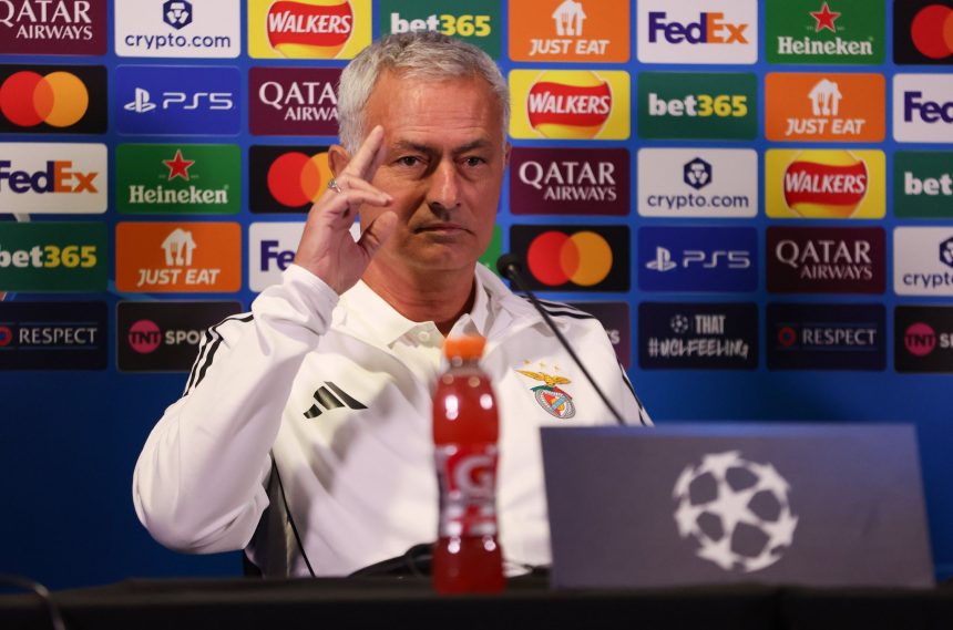 Jose Mourinho of Benfica (Photo Credit: Fabrizio Romano)