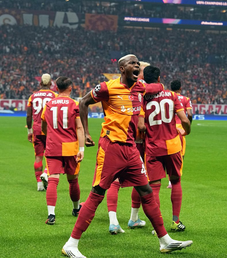 Victor Osimhen of Galatasaray (Photo Credit: Gala via X)