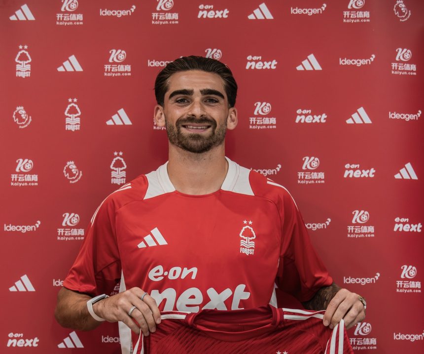 Nottingham Forest player Jota Silva is on the verge of moving to Turkey with Besiktas. (Credit: Nottingham Forest media file).