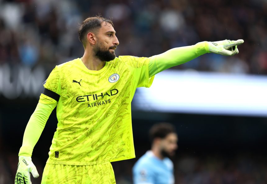 Gianluigi Donnarumma. Photo credit: Man City Media.