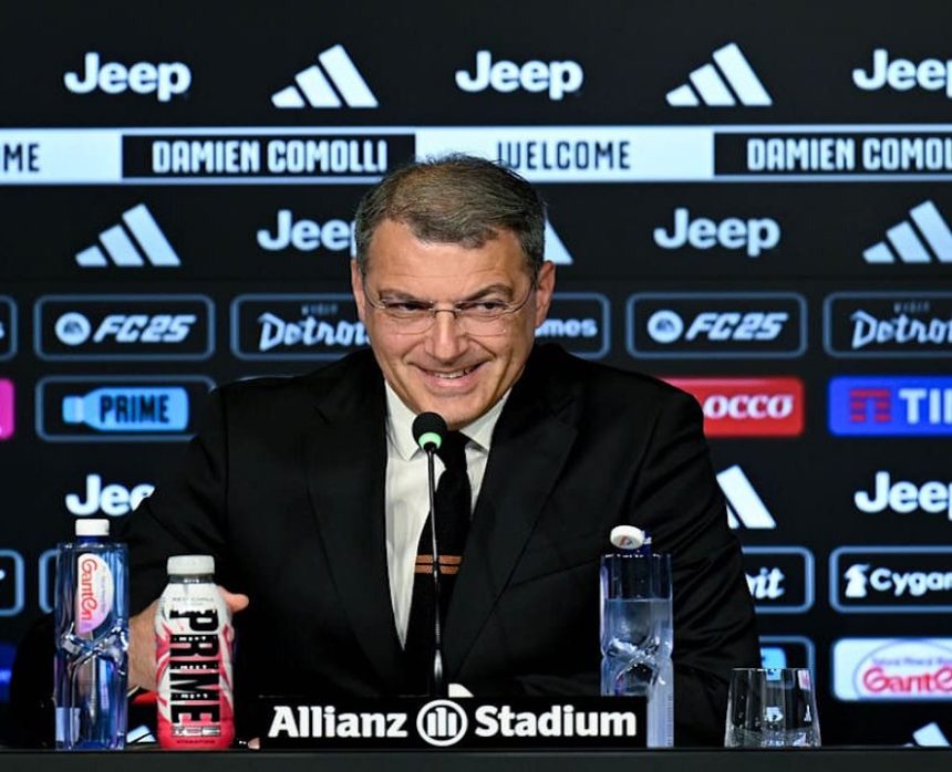 Juventus director Comolli (Photo Credit: Juventus FC Website)