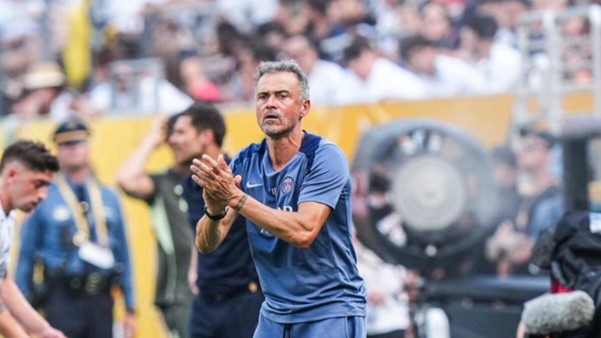 Luis Enrique. photo credit: PSG media