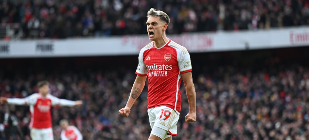 Arsenal forward Leandro Trossard