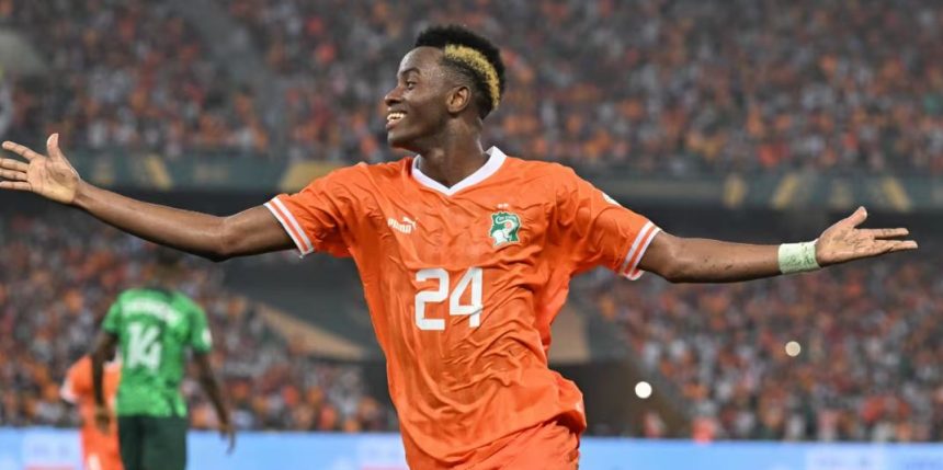 Simon Adingra. Photo credit: FIFA media