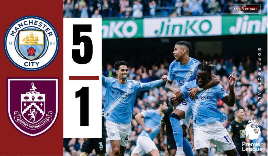 Manchester City vs Burnley (Photo Credit: Softfootball Media)