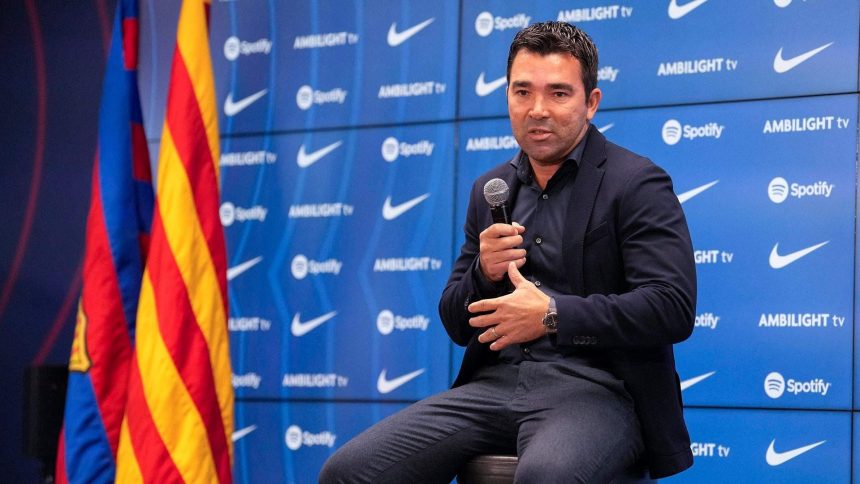 Barcelona sporting director Deco (Photo Credit: Barcelona X handle)