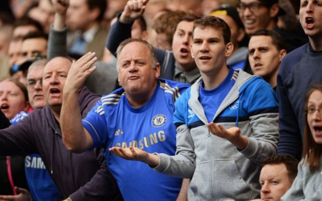 Angry Chelsea fans (Photo Credit: Chelsea media)