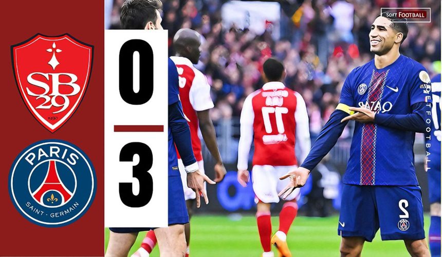 Brest vs Paris Saint Germain (Photo Credit: Softfootball Media)