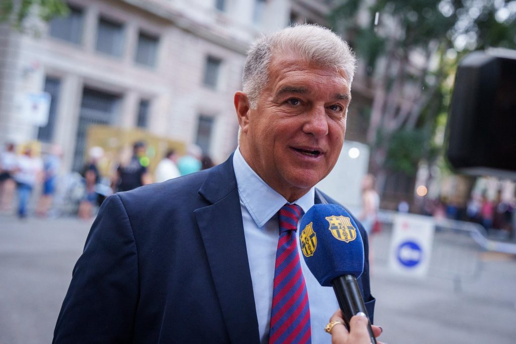 Joan Laporta of Barcelona (Photo Credit: Laporta via X)