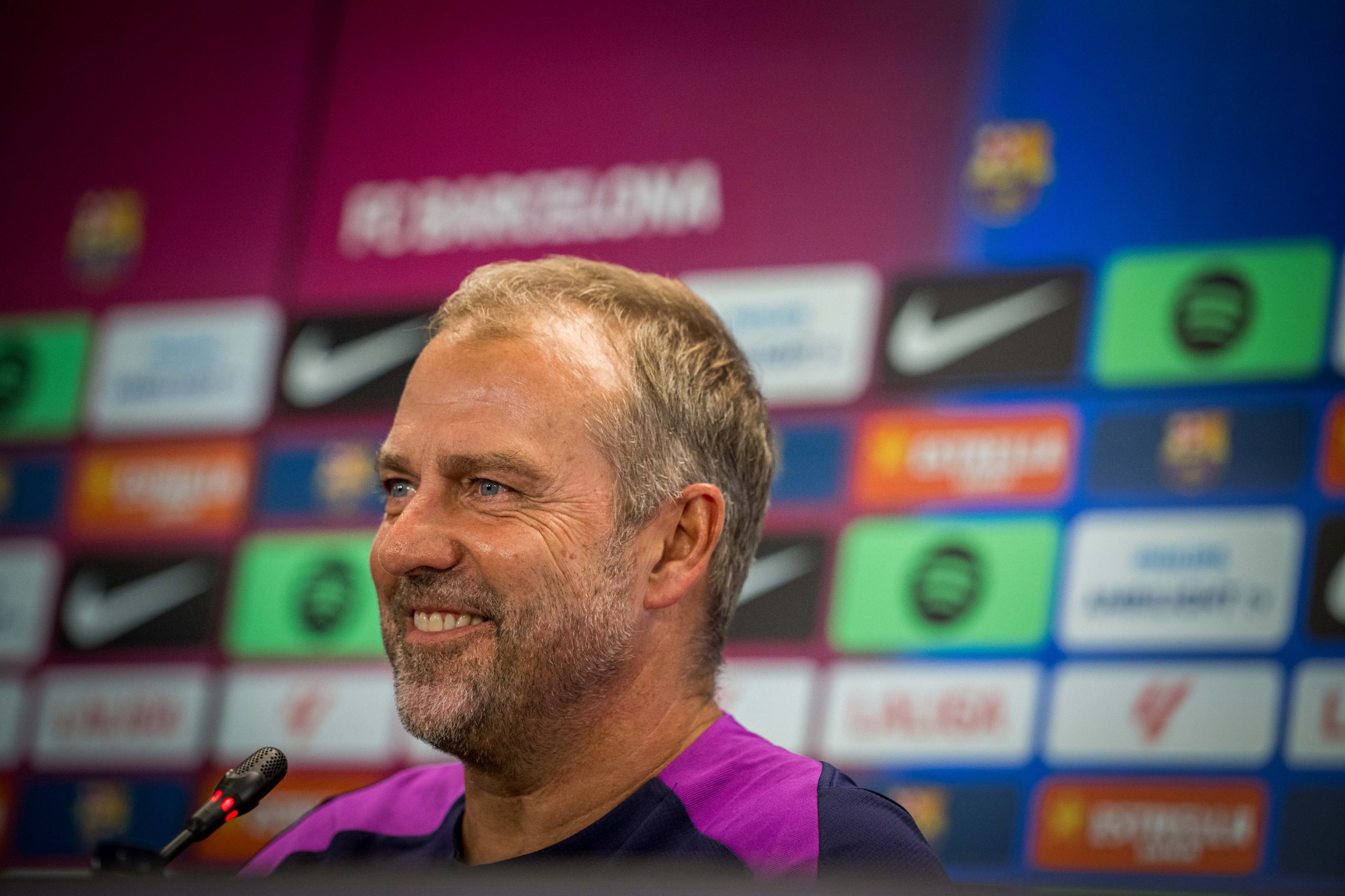 Hansi Flick (Photo Credit: Barcelona X handle)