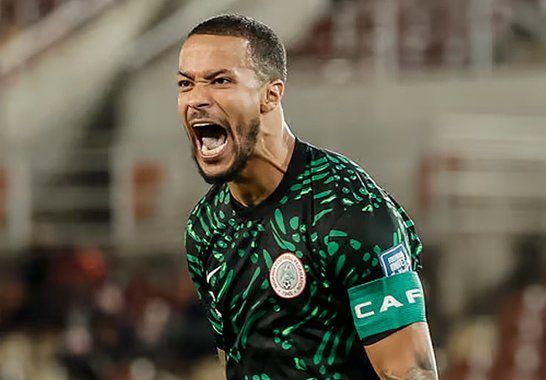 William Troost-Ekong of Nigeria (Photo Credit: Ekong via X)
