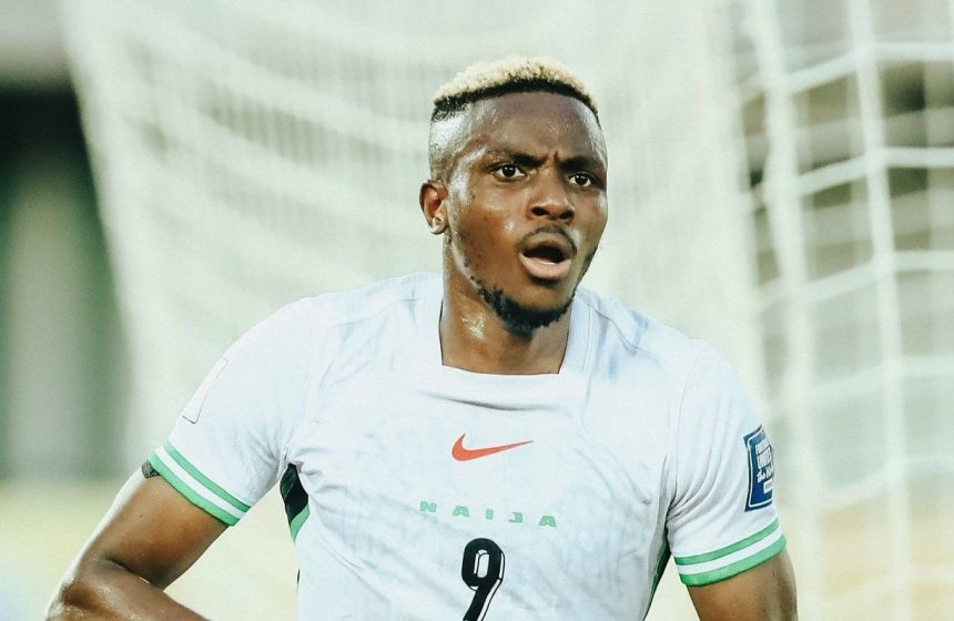 Victor Osimhen of Super Eagles (Photo Credit: Nigeria via X)