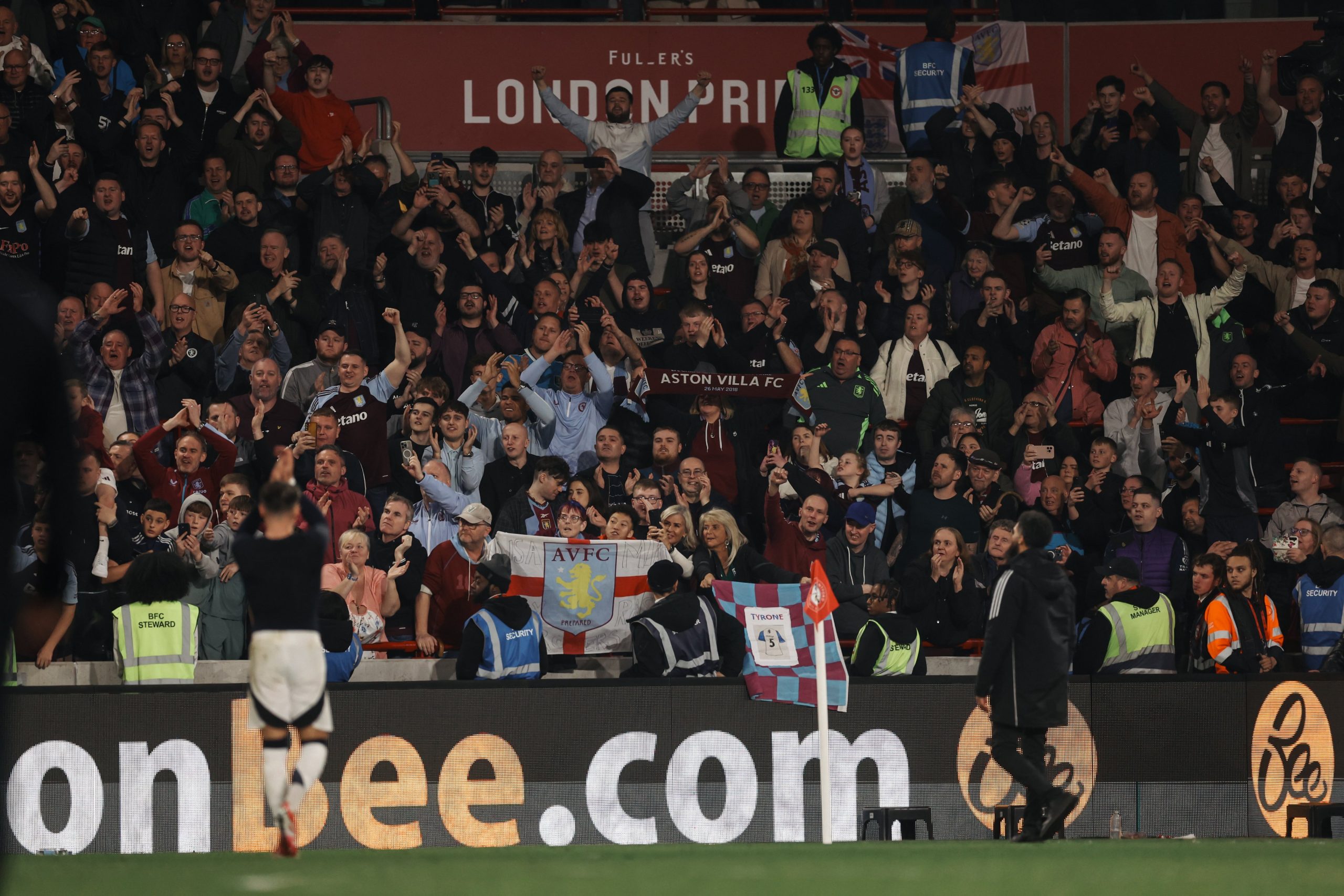 Aston Villa fans (Photo Credit: Aston Villa X handle)