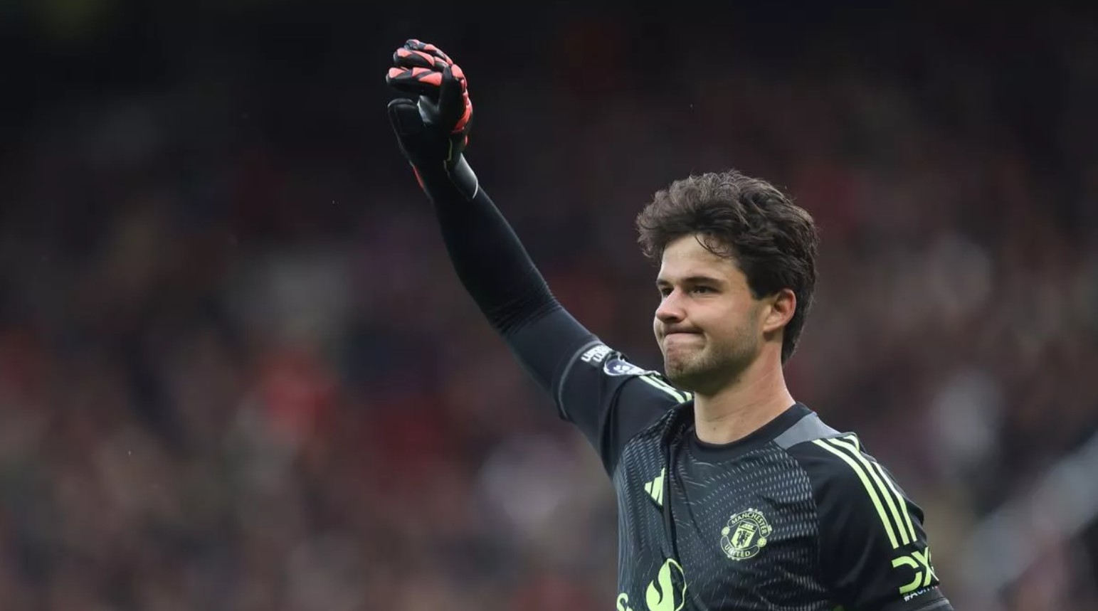 Senne Lammens. photo credit: Man United media.