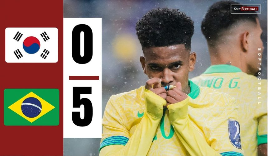 South Korea vs Brazil (Photo Credit: Softfootball Media)