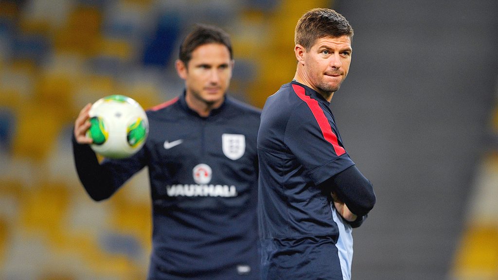 Steven Gerrad and Frank Lampard. Photo credit: England Media.