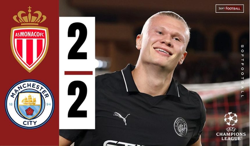 Manchester City were held back to a 2-2 draw at Stade Louis. (Photo credit: Softfootball).