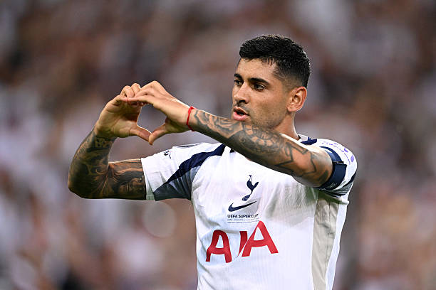 Cristian Romero of Tottenham Hotspur: (Photo Credit: Spurs via X)
