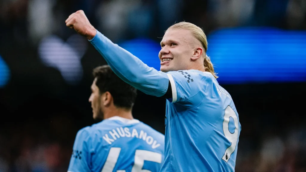 Erling Haaland of Manchester City (Photo Credit: City via X)
