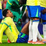 Gabriel injured in the Game against senegal (Photo Credit: Brazil X account)