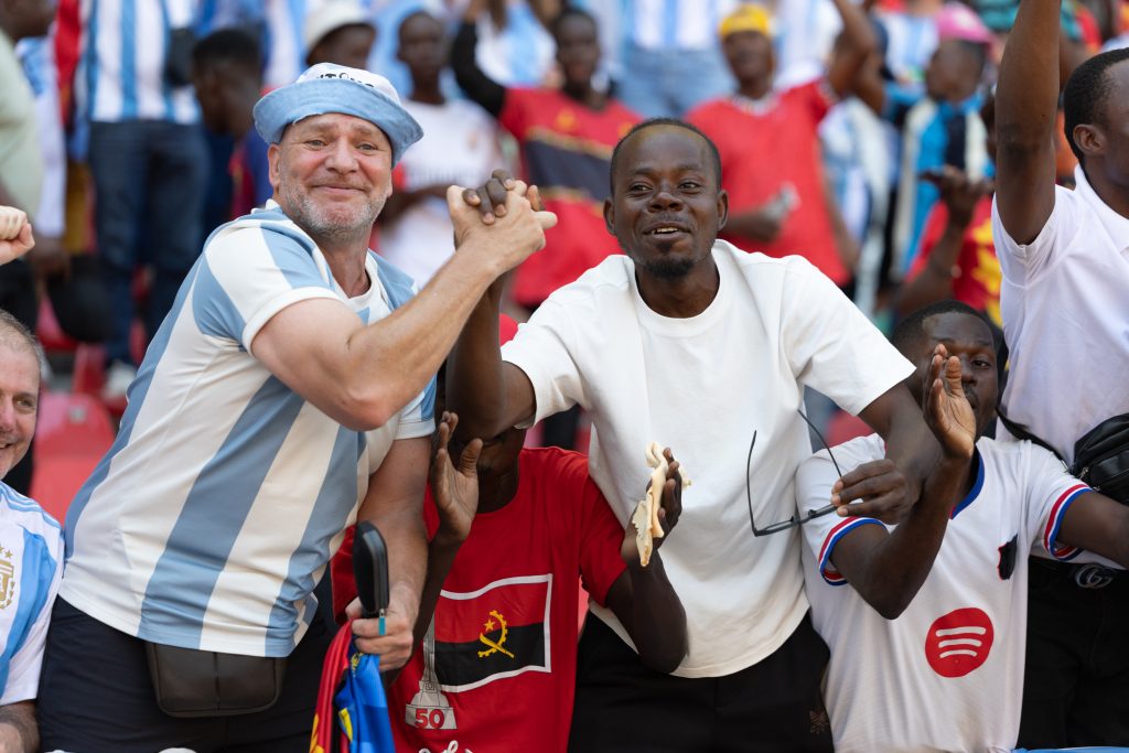 Angola and Argentina fans (Photo Credit: Argentina via X)