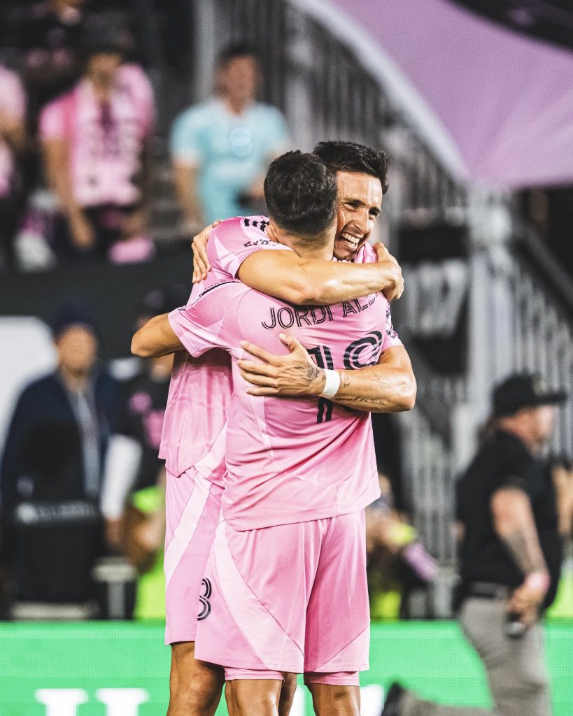 Tadeo Allende and Jordi Alba (Photo Credit: Inter Miami via X)