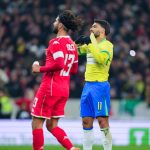 Lucas Paqueta frustrated after missing a Penalty(Photo Credit: Brazil website)