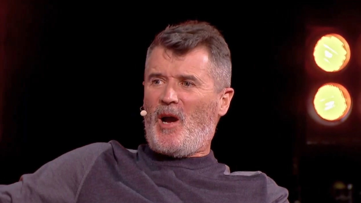 Roy Keane on the overlap podcast tour (Photo Credit: The Overlap podcast facebook page)