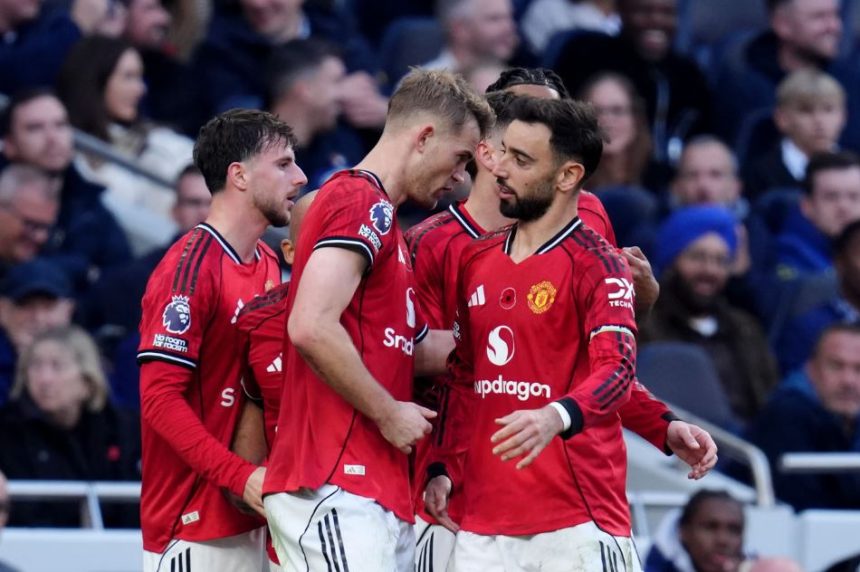 Matthijs de Ligt celebrates with teammates. Photo Credit: Man United Media.