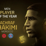 Achraf Hakimi Wins African Best player Award (Photo Credit: Softfootball Media)