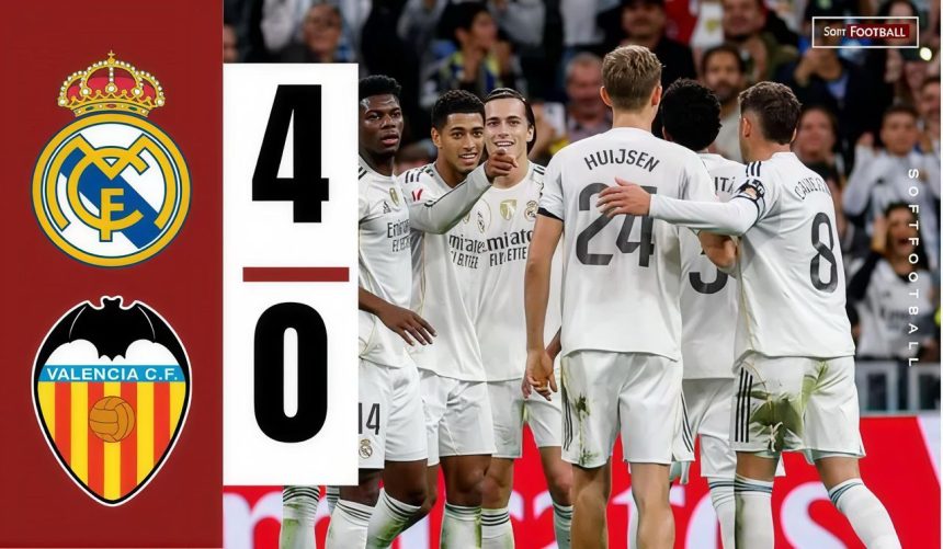 Real Madrid vs Valencia (Photo Credit: Softfootball Media)
