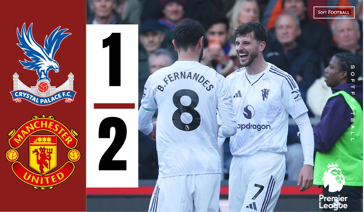 Crystal Palace 1-2 Manchester United. (Photo Credit: Softfootball).