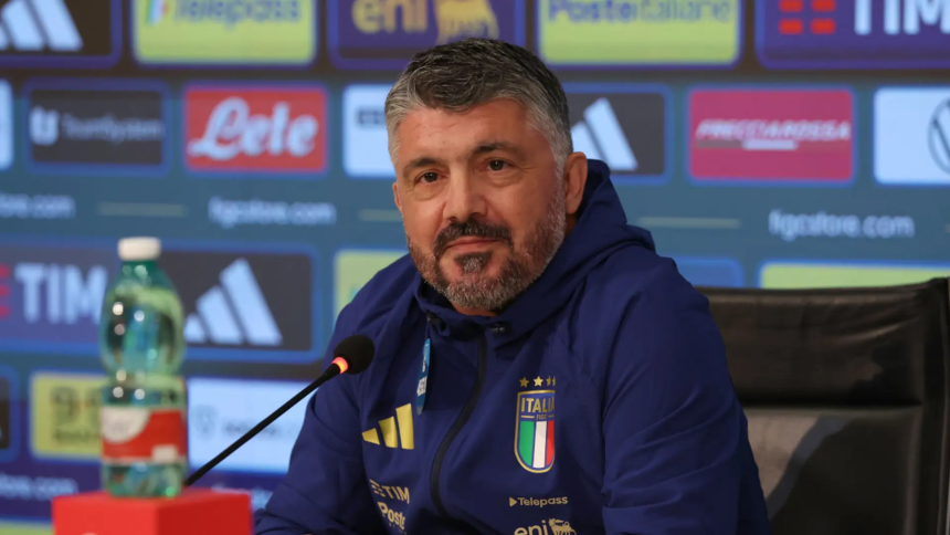 Italy national team coach Gennaro Gattuso (Photo Credit: Italy football facebook page)